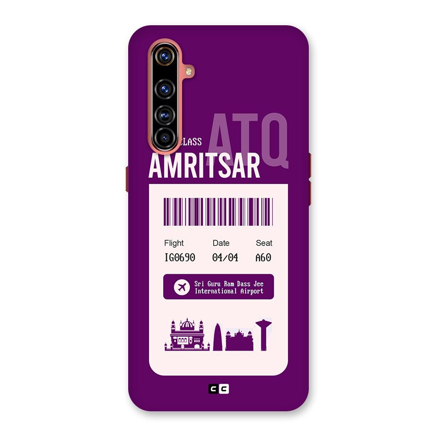 Amritsar Boarding Pass Back Case for Realme X50 Pro