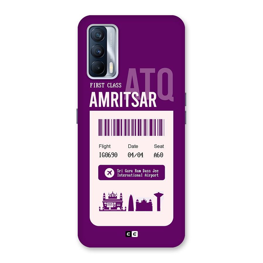 Amritsar Boarding Pass Back Case for Realme X7