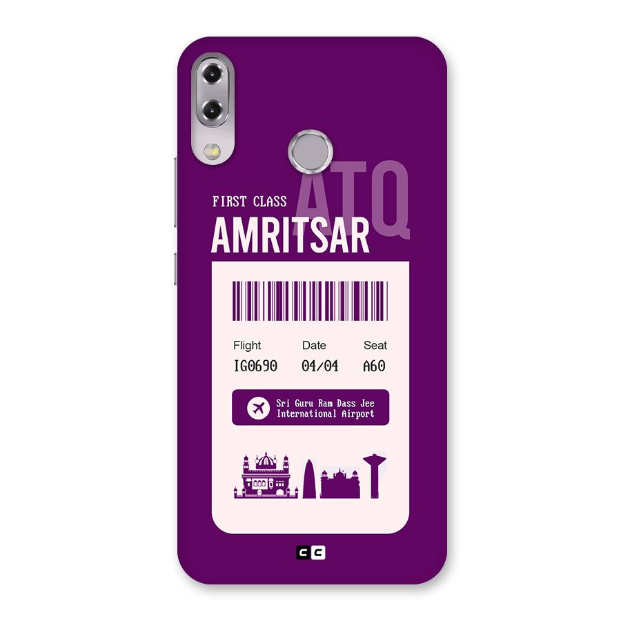 Amritsar Boarding Pass Back Case for Zenfone 5Z