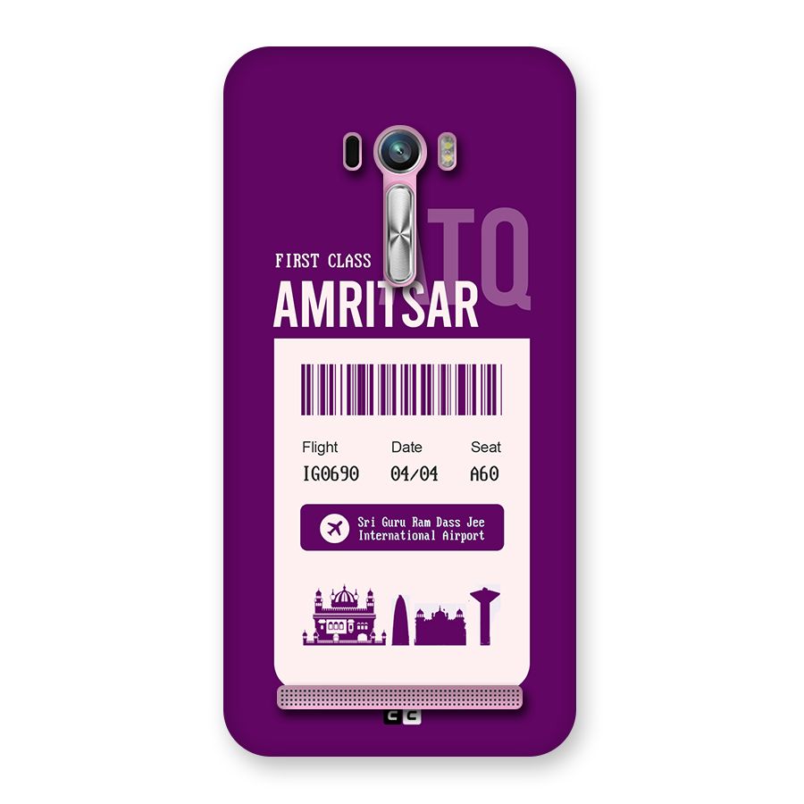 Amritsar Boarding Pass Back Case for Zenfone Selfie