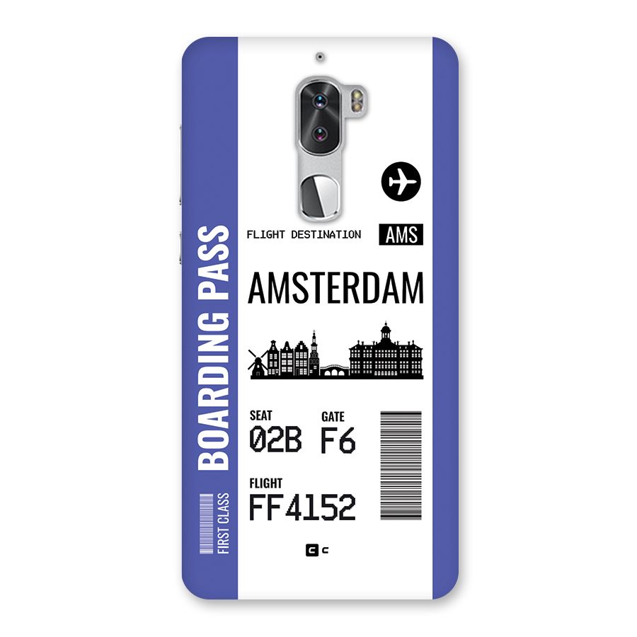 Amsterdam Boarding Pass Back Case for Coolpad Cool 1