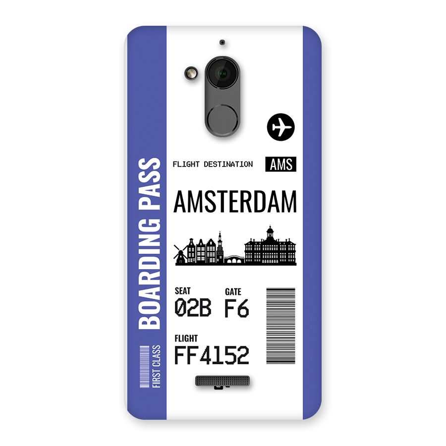Amsterdam Boarding Pass Back Case for Coolpad Note 5
