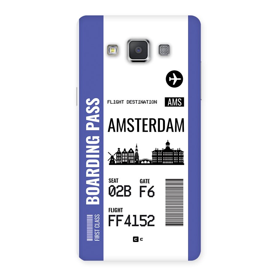 Amsterdam Boarding Pass Back Case for Galaxy Grand 3