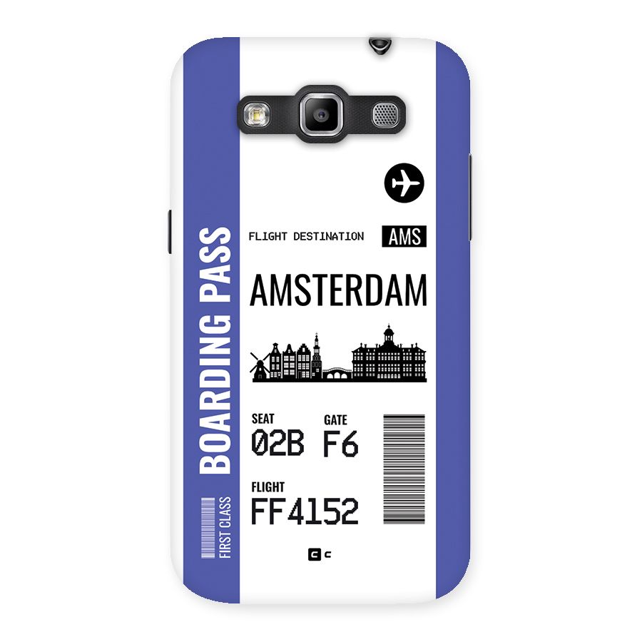Amsterdam Boarding Pass Back Case for Galaxy Grand Quattro