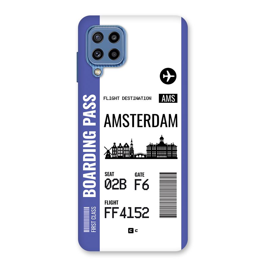 Amsterdam Boarding Pass Back Case for Galaxy M32