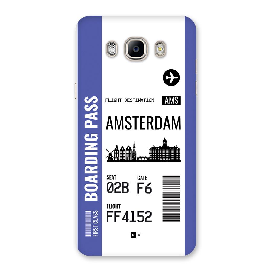Amsterdam Boarding Pass Back Case for Galaxy On8