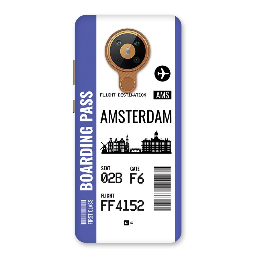 Amsterdam Boarding Pass Back Case for Nokia 5.3