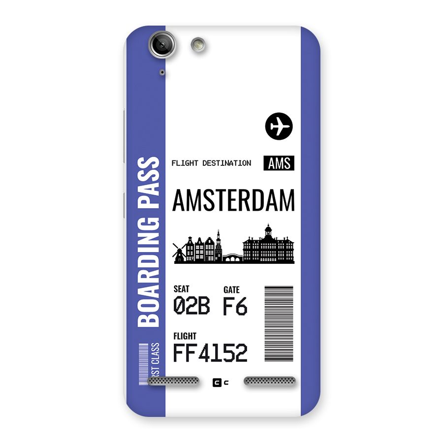 Amsterdam Boarding Pass Back Case for Vibe K5