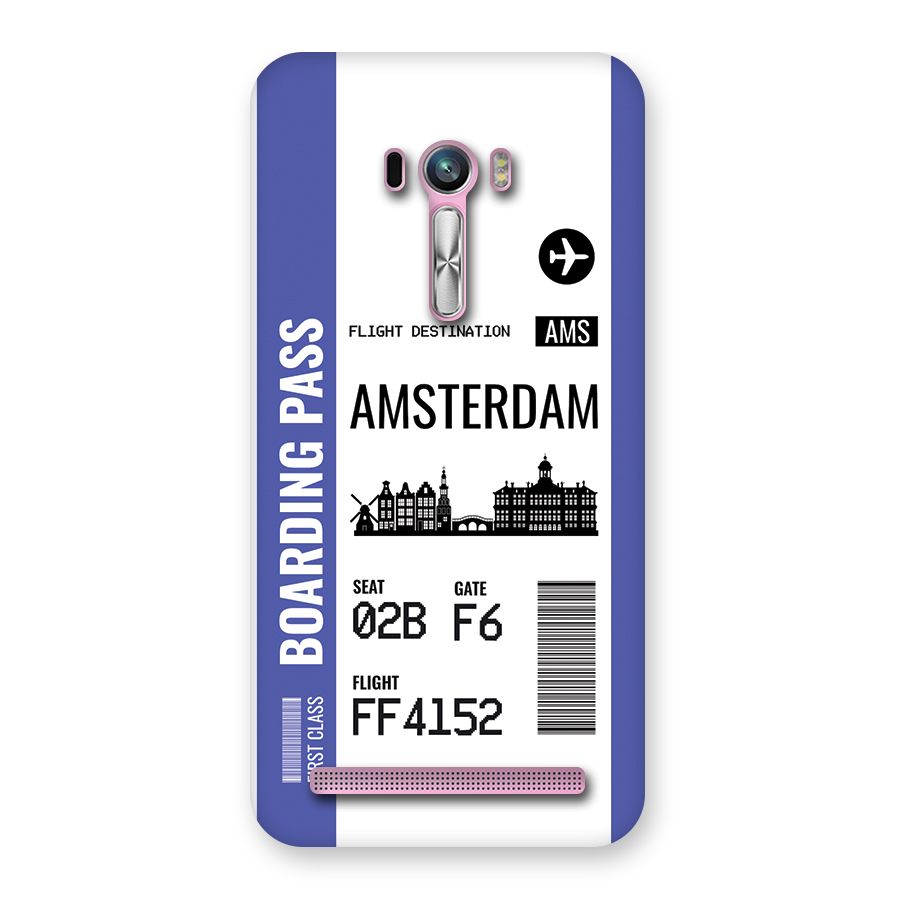 Amsterdam Boarding Pass Back Case for Zenfone Selfie