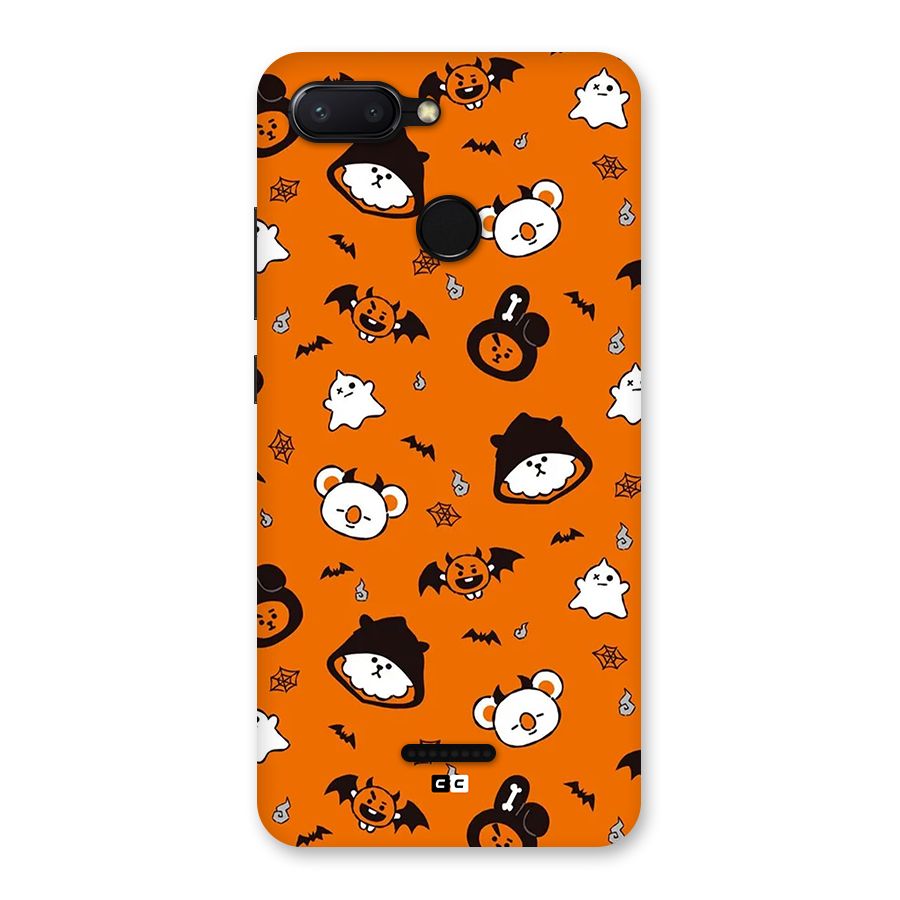 Amuse Halloween Back Case for Redmi 6