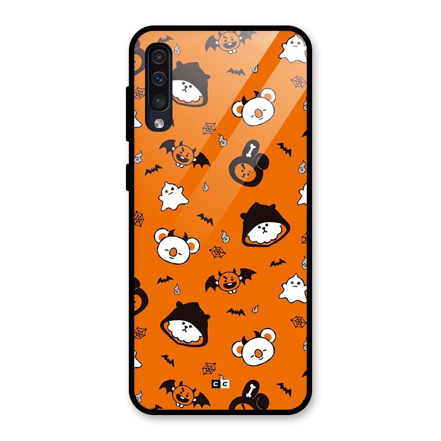 Amuse Halloween Glass Back Case for Galaxy A50s