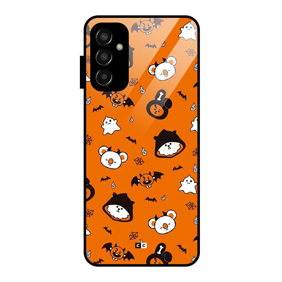 Amuse Halloween Glass Back Case for Galaxy F13
