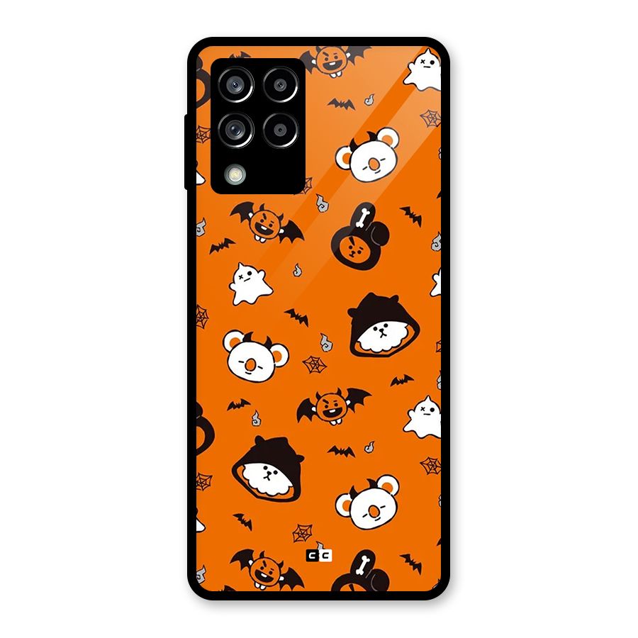 Amuse Halloween Glass Back Case for Galaxy M53 5G