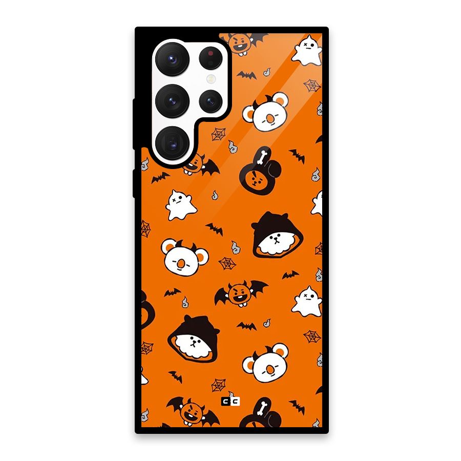 Amuse Halloween Glass Back Case for Galaxy S22 Ultra 5G