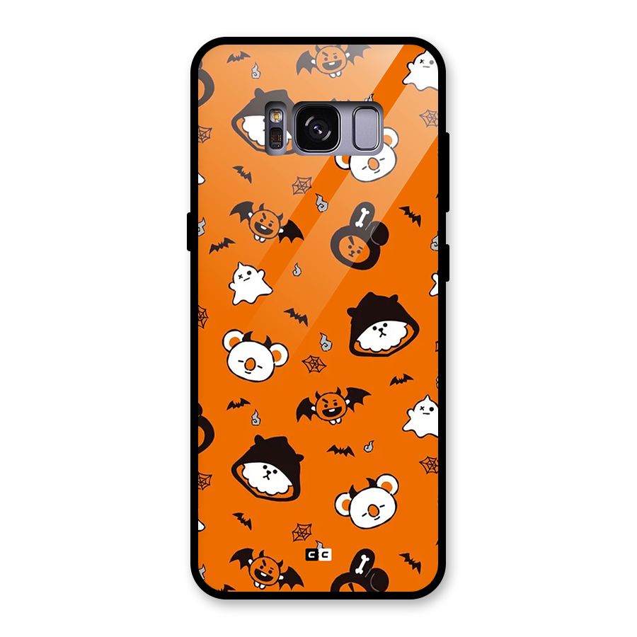 Amuse Halloween Glass Back Case for Galaxy S8