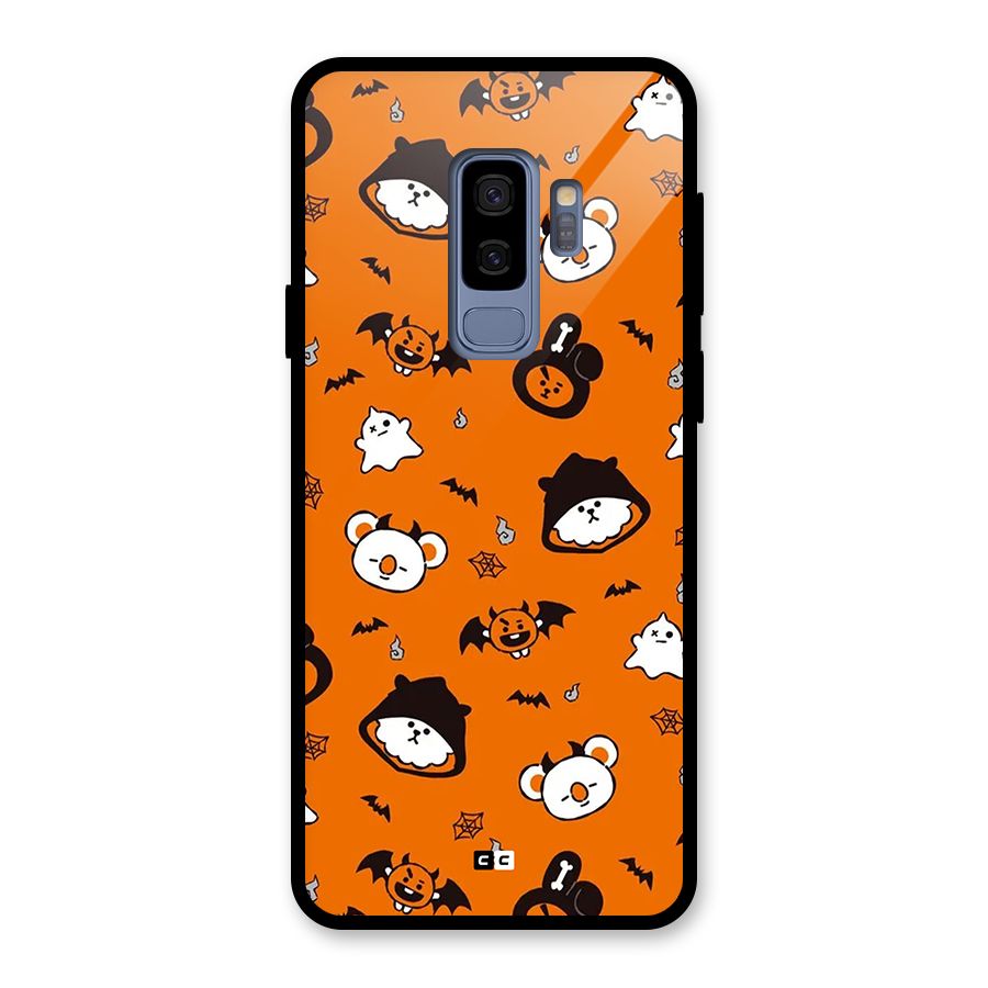 Amuse Halloween Glass Back Case for Galaxy S9 Plus