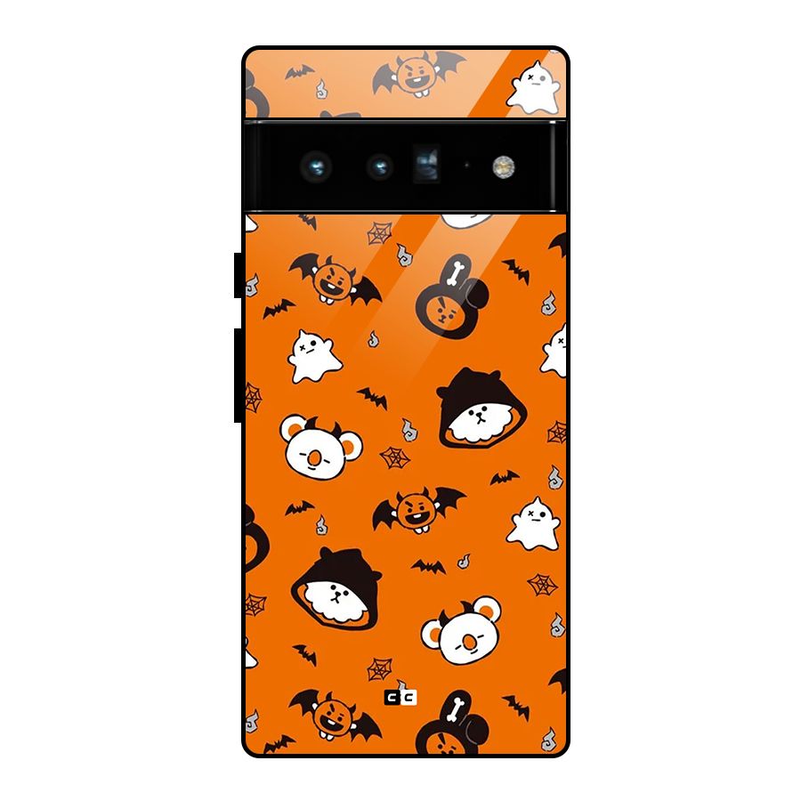 Amuse Halloween Glass Back Case for Google Pixel 6 Pro