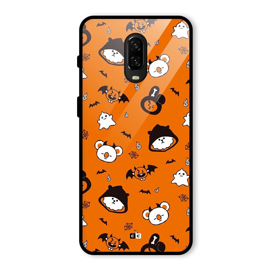 Amuse Halloween Glass Back Case for OnePlus 6T