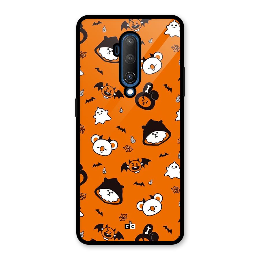 Amuse Halloween Glass Back Case for OnePlus 7T Pro