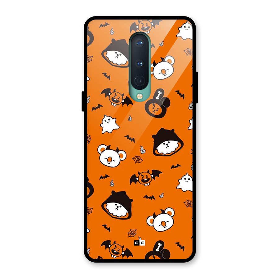 Amuse Halloween Glass Back Case for OnePlus 8