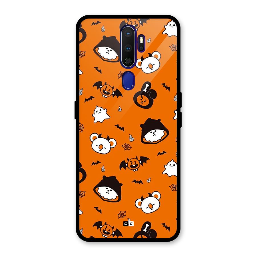 Amuse Halloween Glass Back Case for Oppo A9 (2020)