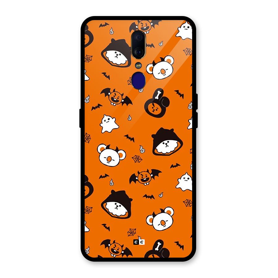 Amuse Halloween Glass Back Case for Oppo F11