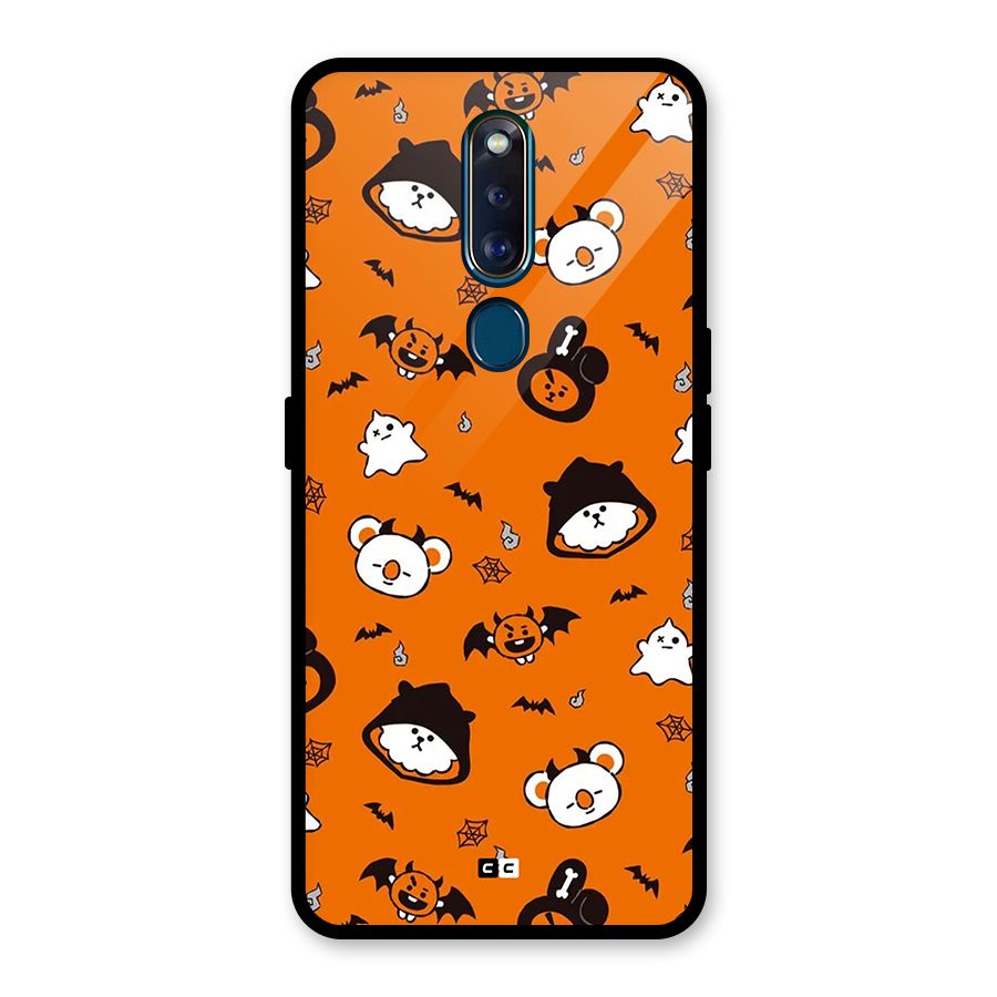 Amuse Halloween Glass Back Case for Oppo F11 Pro