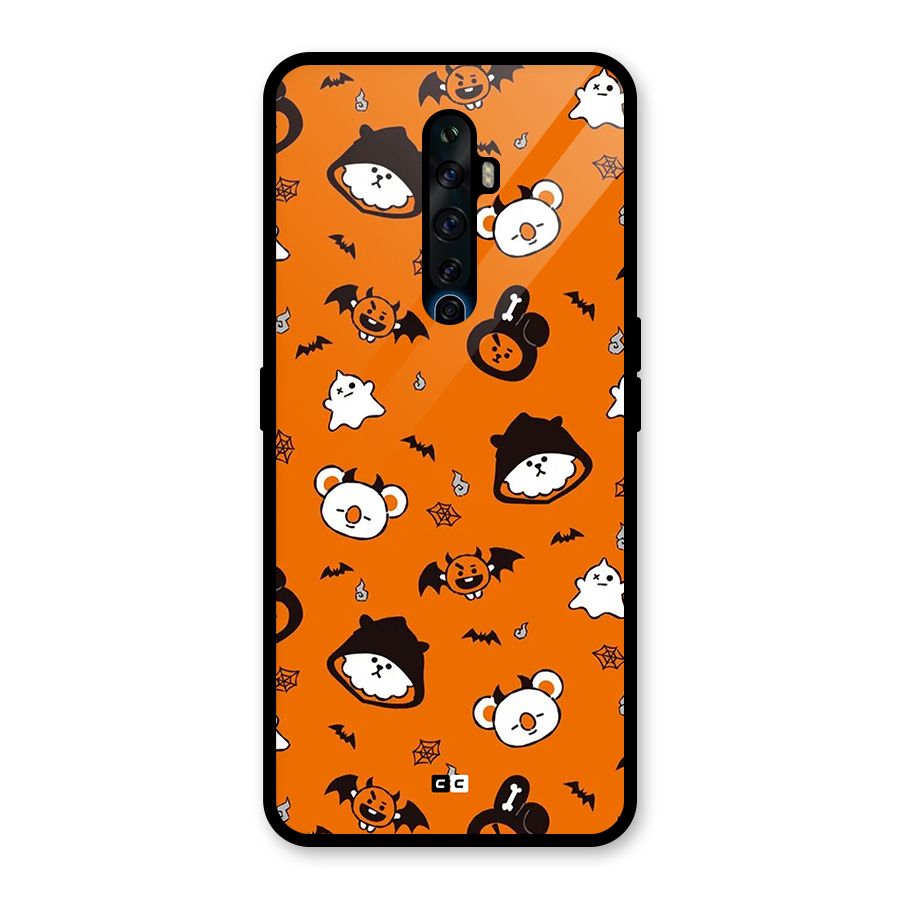 Amuse Halloween Glass Back Case for Oppo Reno2 Z