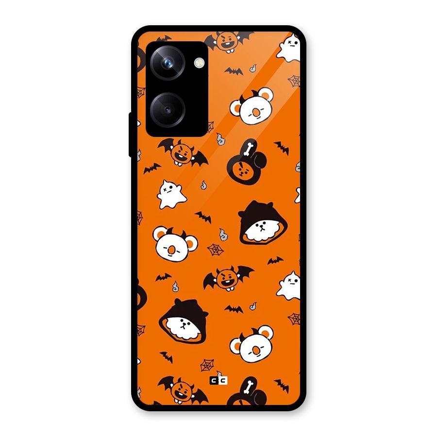 Amuse Halloween Glass Back Case for Realme 10 Pro