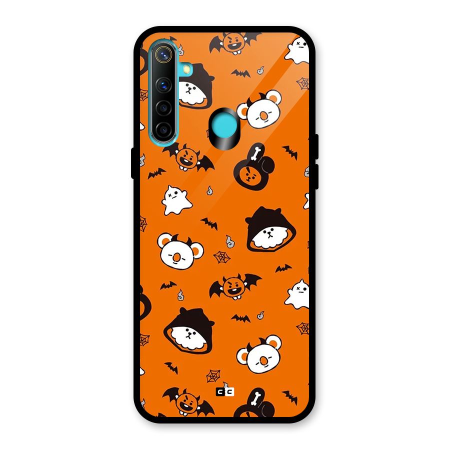 Amuse Halloween Glass Back Case for Realme 5