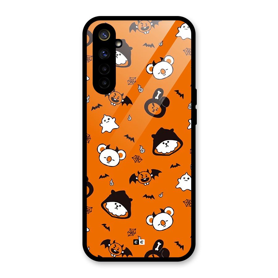 Amuse Halloween Glass Back Case for Realme 6