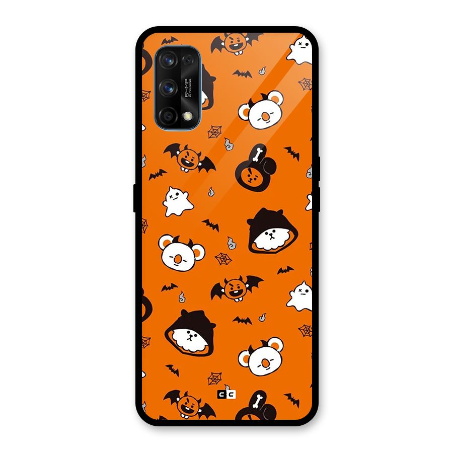 Amuse Halloween Glass Back Case for Realme 7 Pro