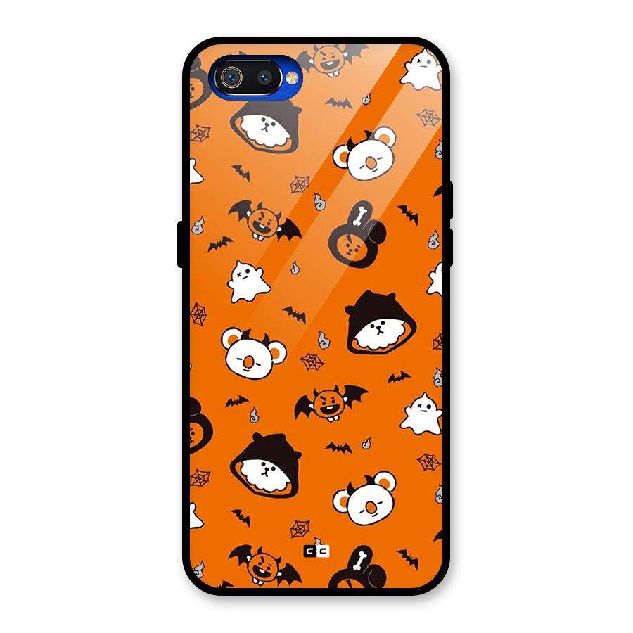 Amuse Halloween Glass Back Case for Realme C2