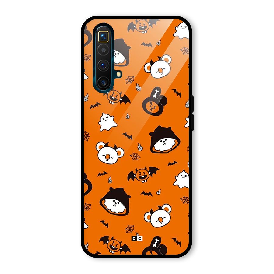 Amuse Halloween Glass Back Case for Realme X3