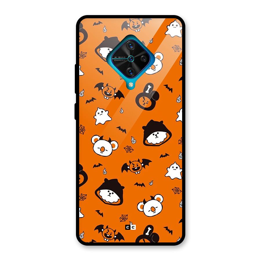 Amuse Halloween Glass Back Case for Vivo S1 Pro