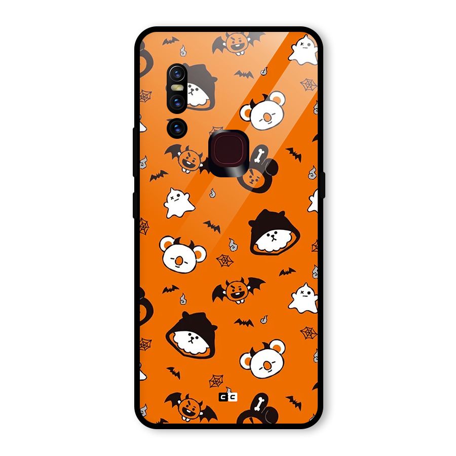 Amuse Halloween Glass Back Case for Vivo V15