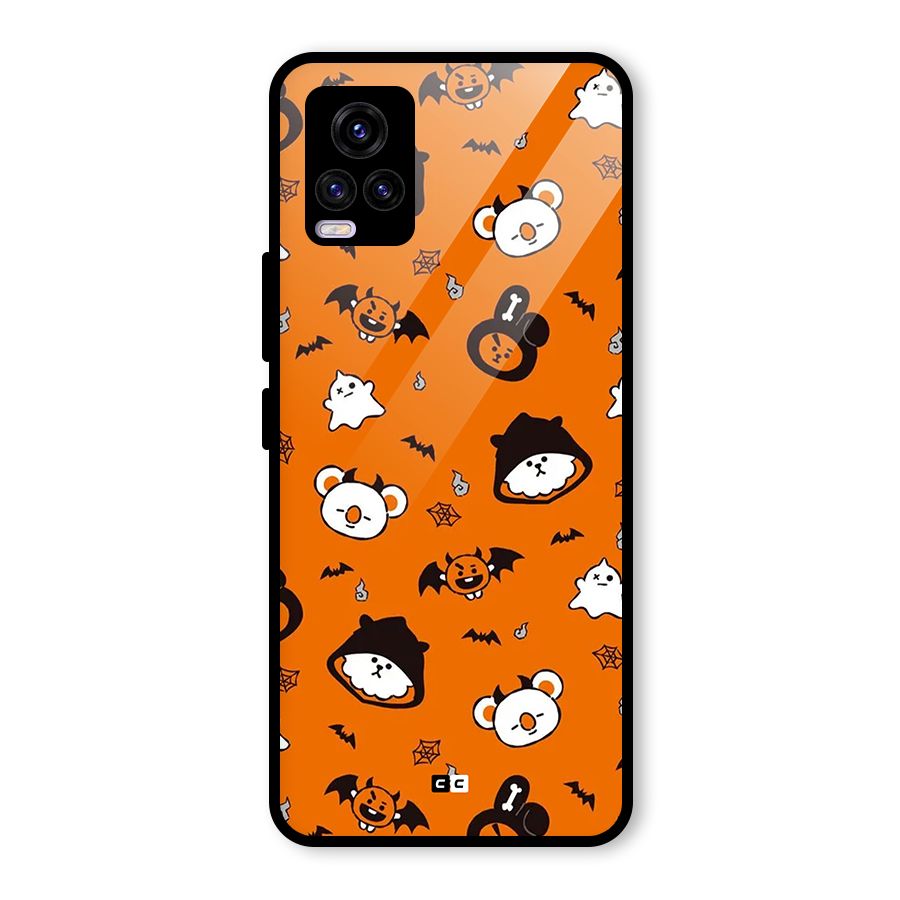 Amuse Halloween Glass Back Case for Vivo V20
