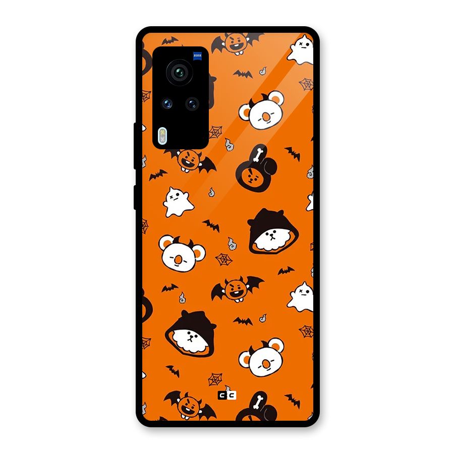Amuse Halloween Glass Back Case for Vivo X60 Pro