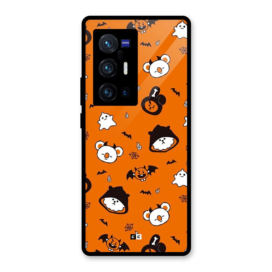 Amuse Halloween Glass Back Case for Vivo X70 Pro Plus