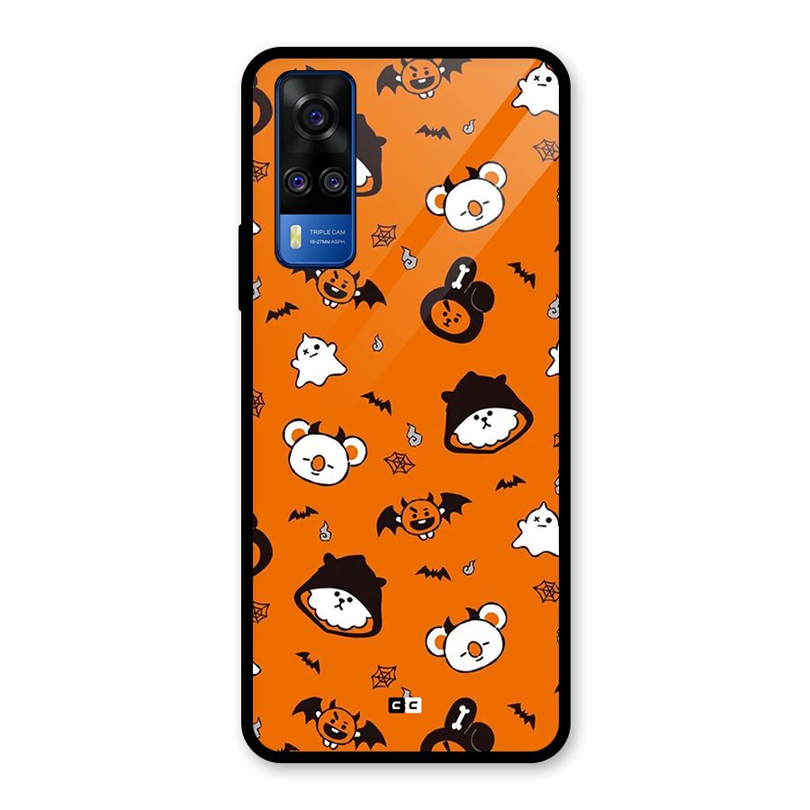 Amuse Halloween Glass Back Case for Vivo Y31