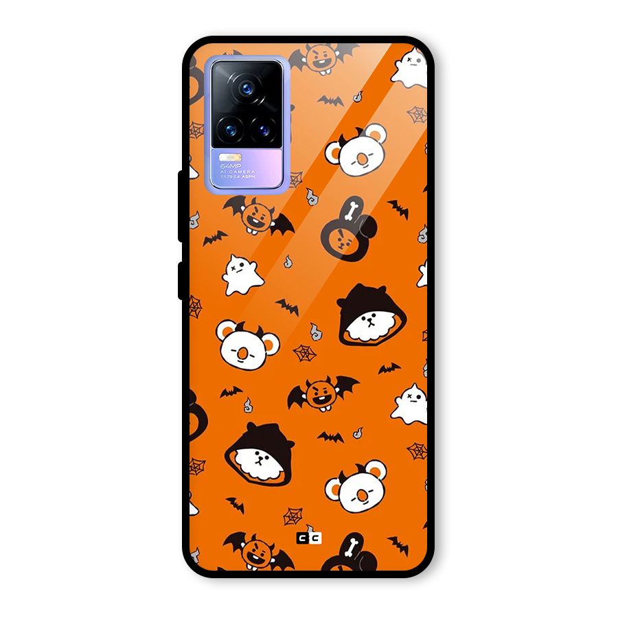 Amuse Halloween Glass Back Case for Vivo Y73