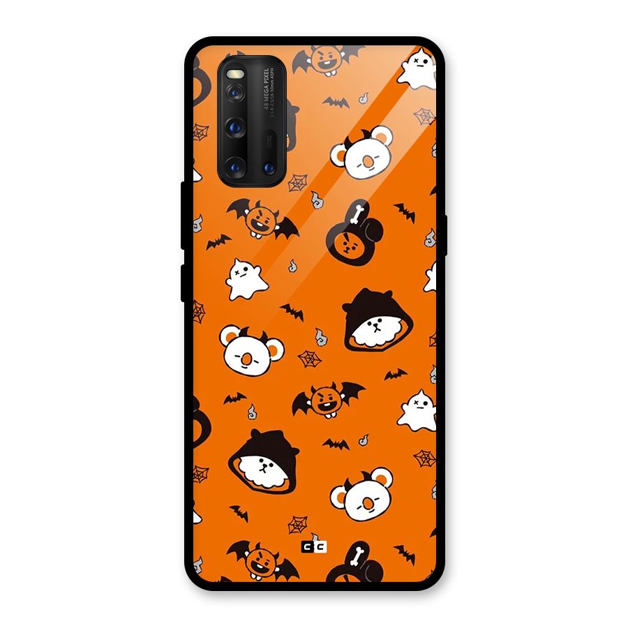 Amuse Halloween Glass Back Case for Vivo iQOO 3