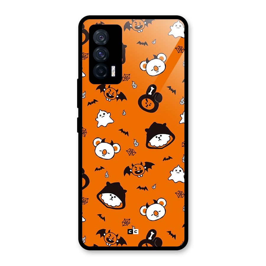 Amuse Halloween Glass Back Case for Vivo iQOO 7 5G