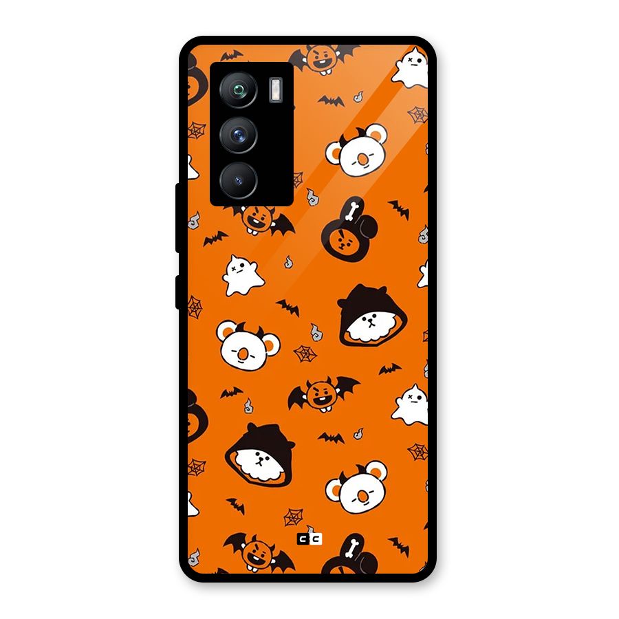 Amuse Halloween Glass Back Case for Vivo iQOO 9 SE