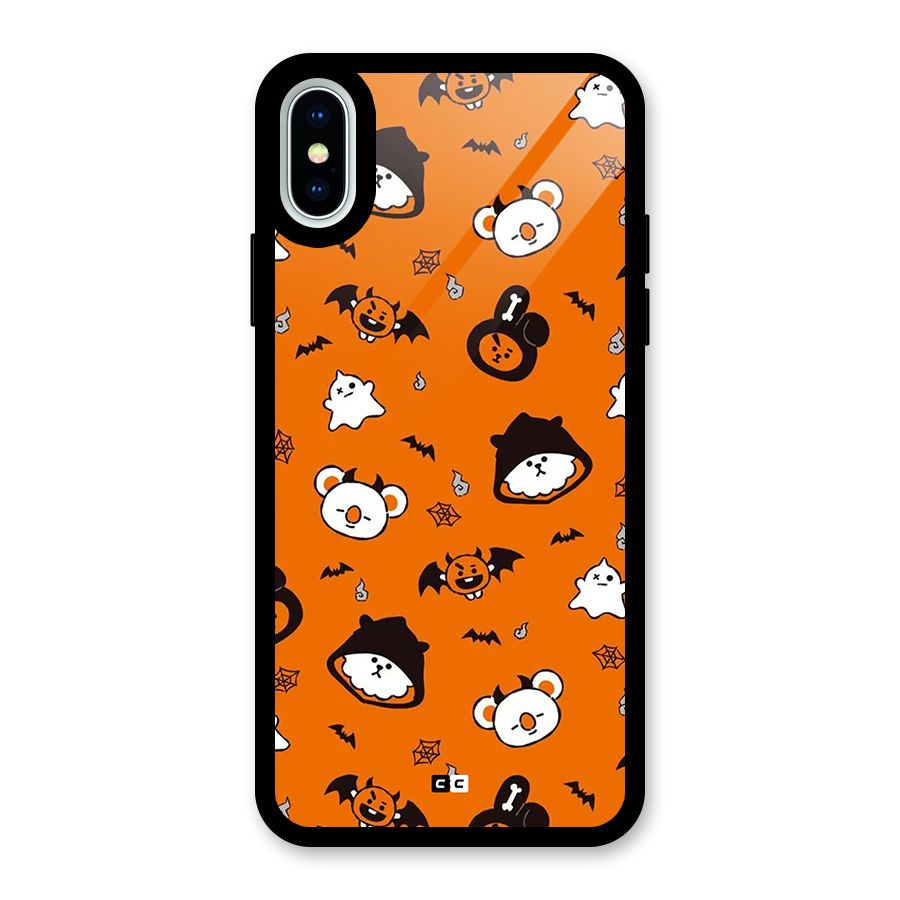 Amuse Halloween Glass Back Case for iPhone XS