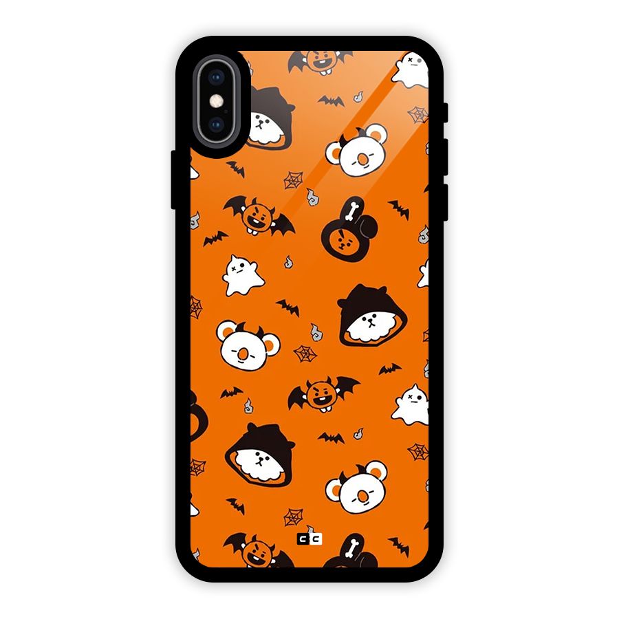 Amuse Halloween Glass Back Case for iPhone XS Max