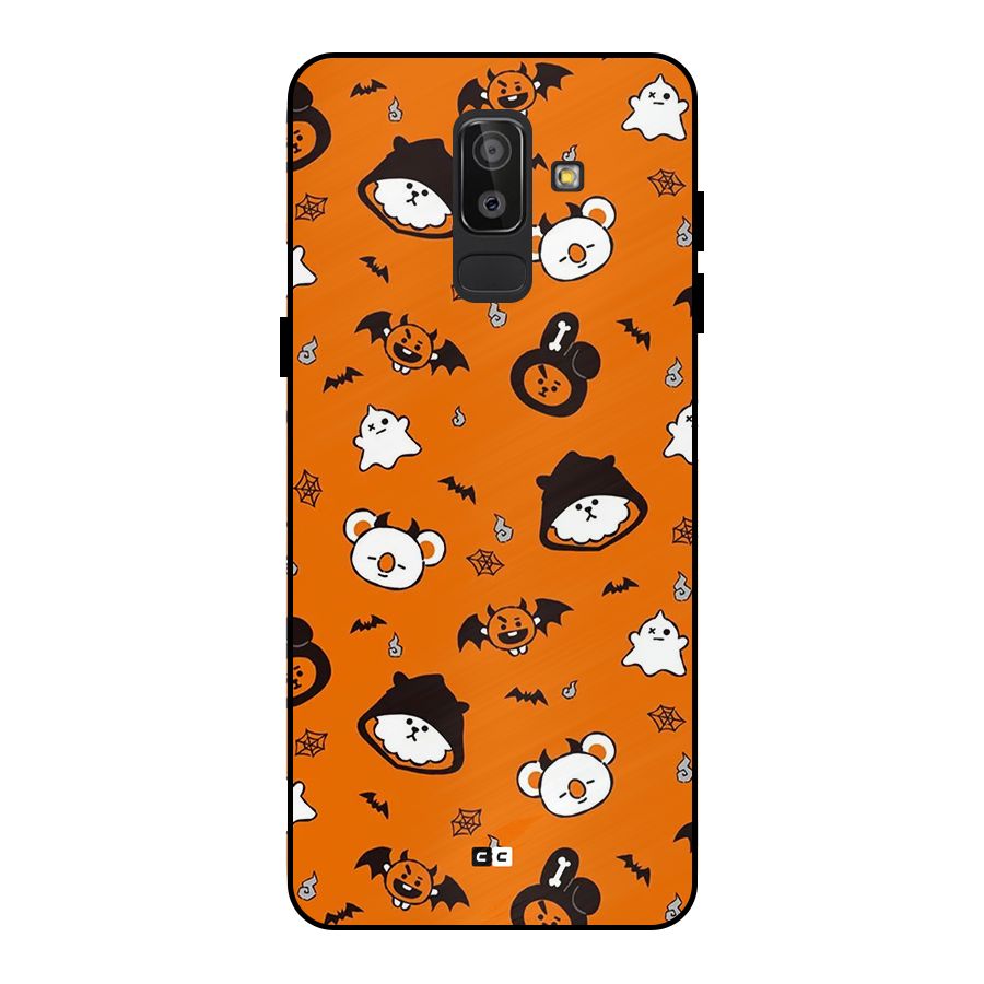 Amuse Halloween Metal Back Case for Galaxy J8