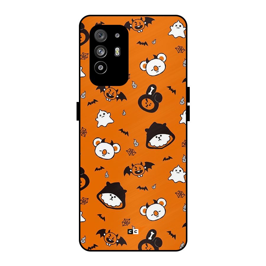 Amuse Halloween Metal Back Case for Oppo F19 Pro Plus 5G