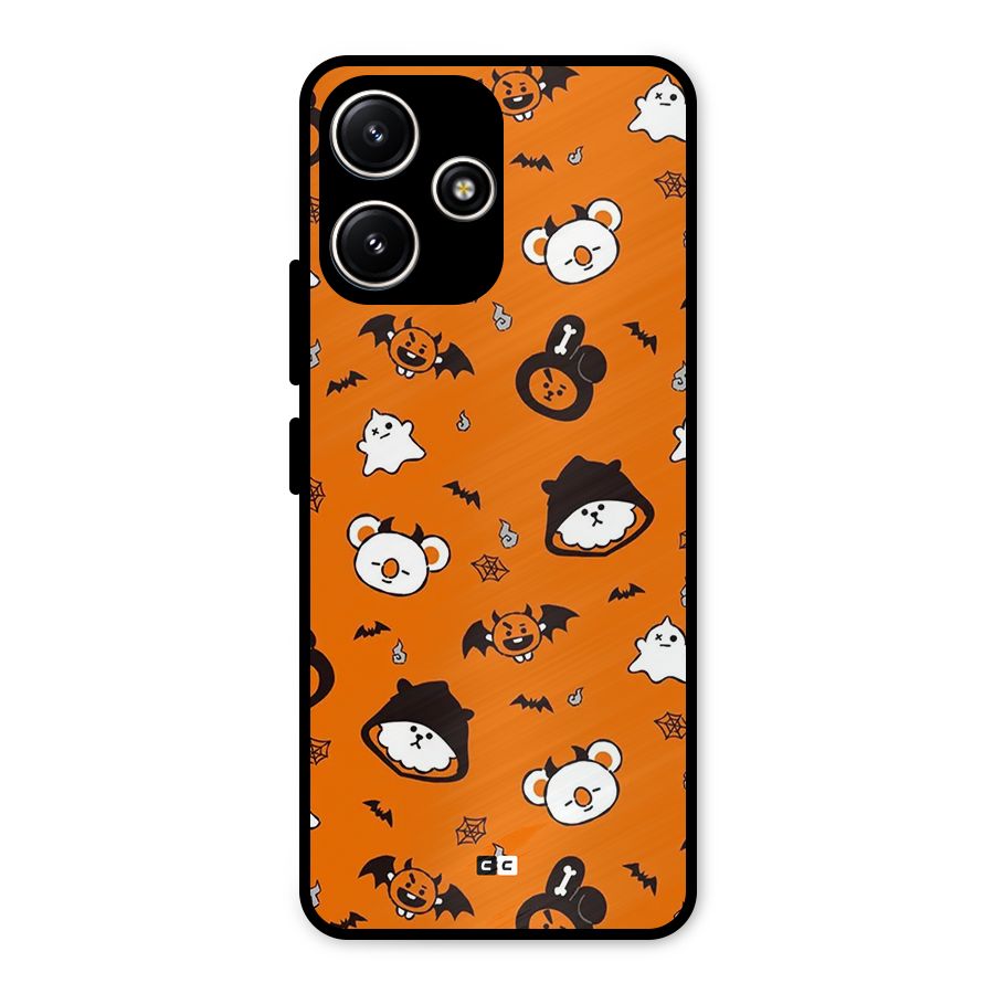 Amuse Halloween Metal Back Case for Poco M6 Pro