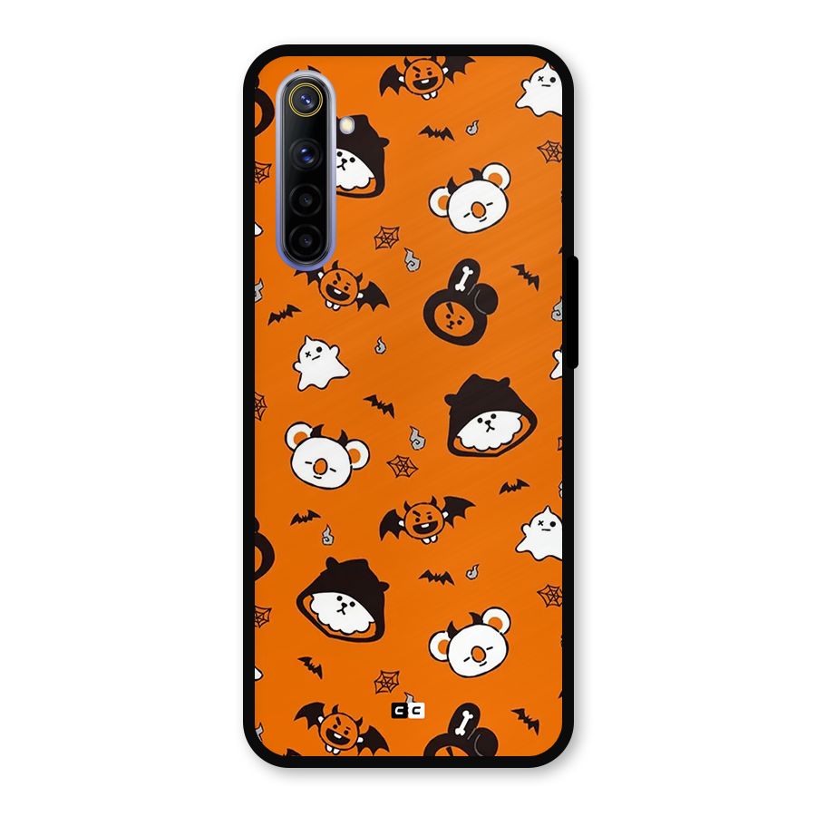 Amuse Halloween Metal Back Case for Realme 6